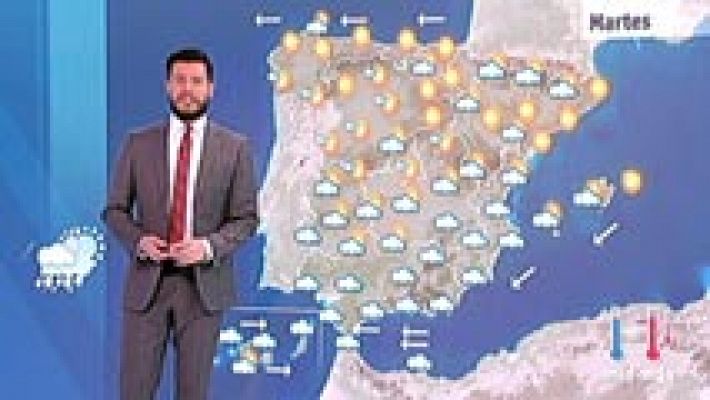 El tiempo - Nubes en el sur, sol en el norte y temperaturas sin cambios