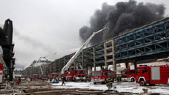 Telediario 1 - Alerta tóxica en el sureste de China tras la explosión de una fábrica de productos químicos