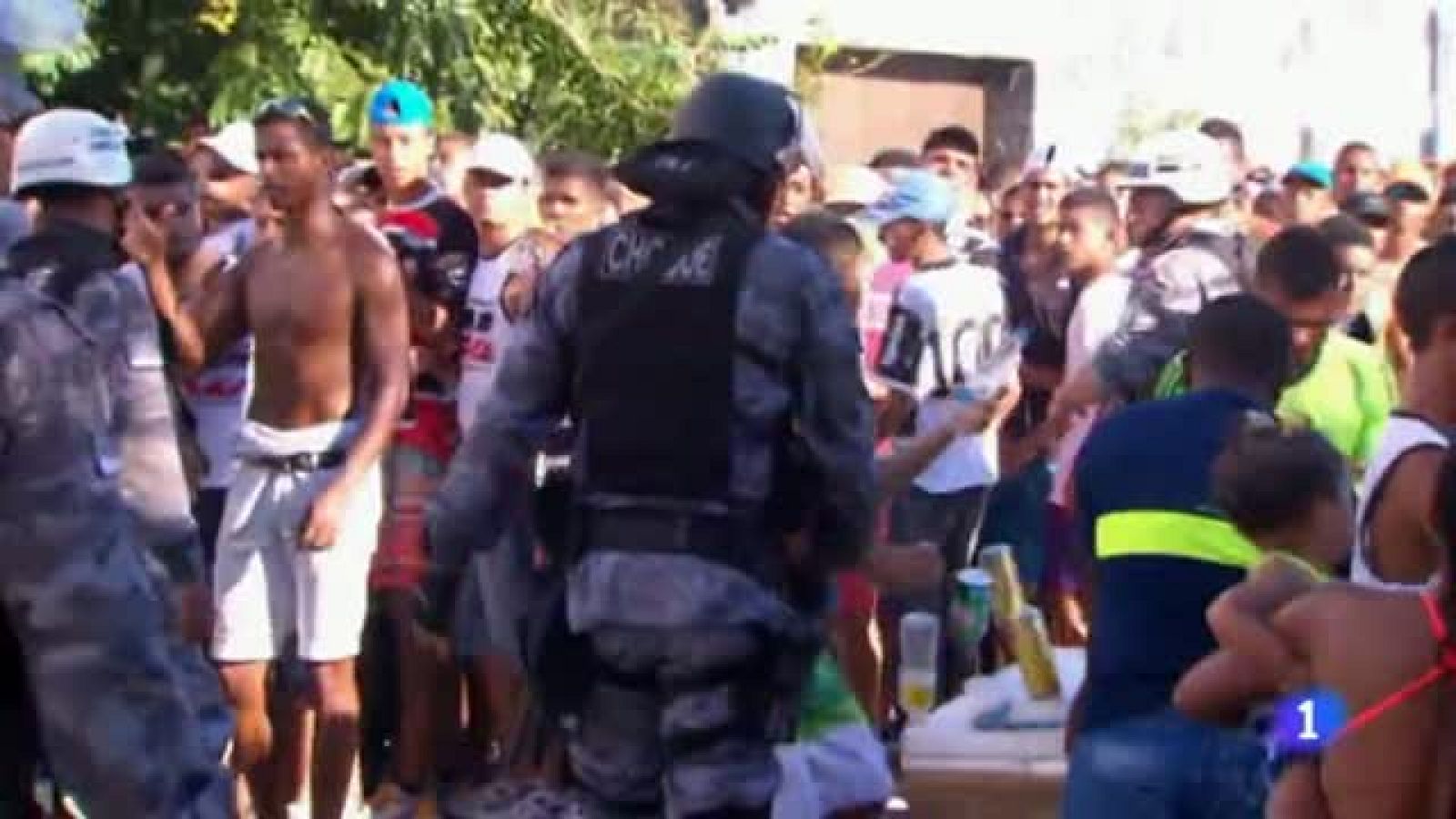 Telediario 1: El fútbol vive otra jornada de incidentes en Brasil | RTVE Play