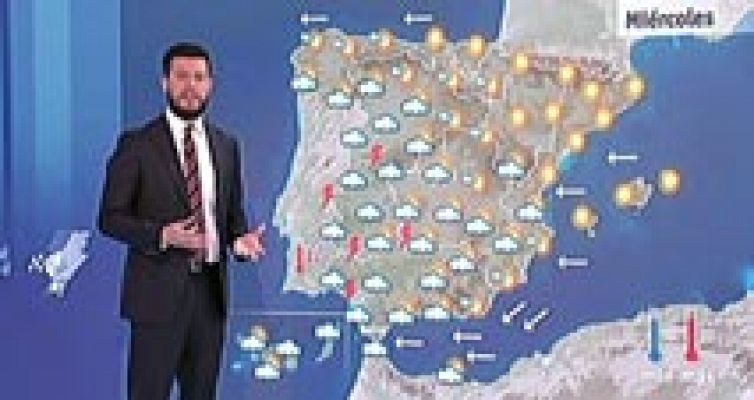 Avanzan las tormentas desde el suroeste peninsular