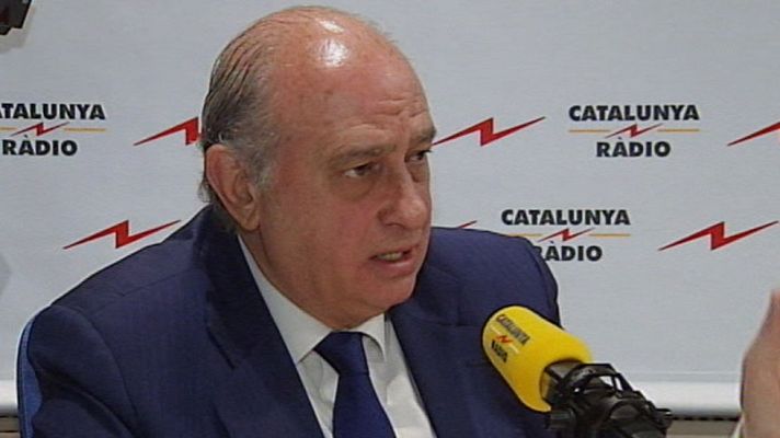 Telediario 1 - Fernández Díaz ve relación entre el indepentismo catalán y la proliferación de yihadistas en Cataluña