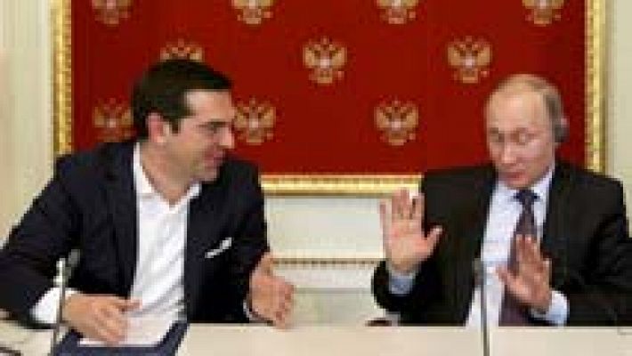 Acuerdos en la reunión entre Tsipras y Putin