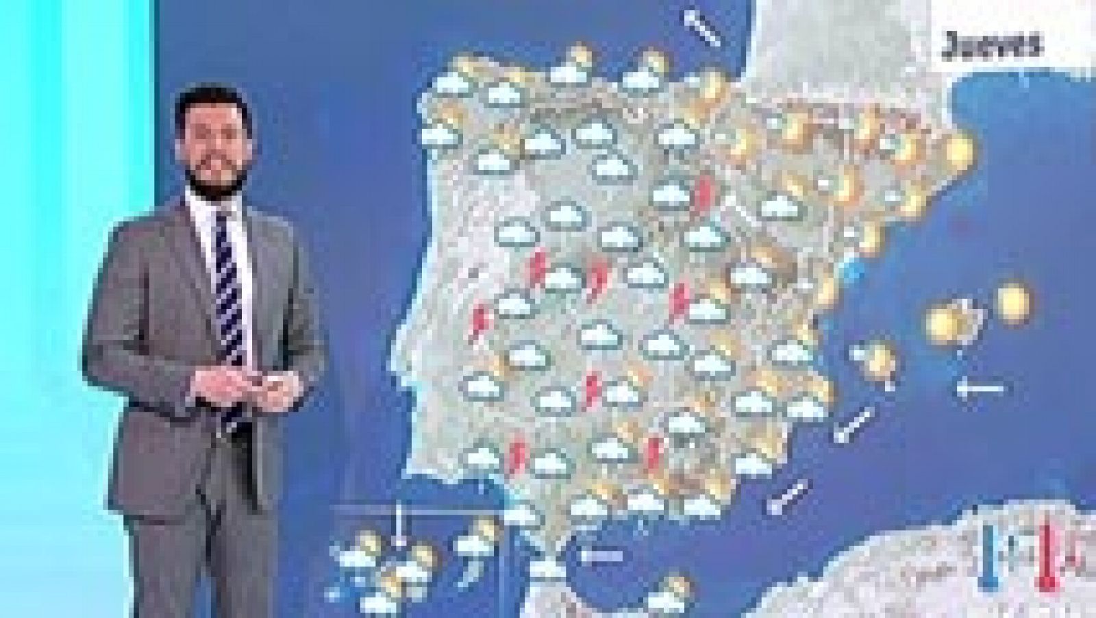 Jornada inestable con tormentas en el sur que se extenderán al centro