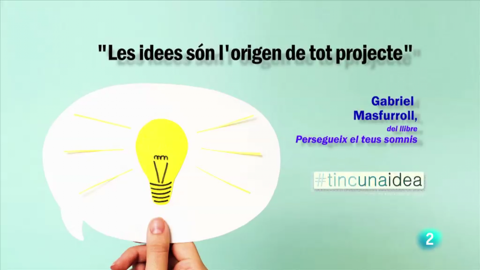 Tinc una idea: TUI -  "Les idees són l'origen del projecte" | RTVE Play