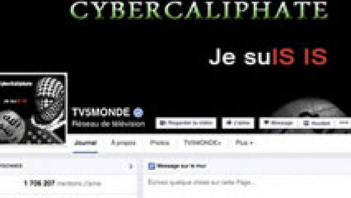 La cadena francesa TV5Monde, víctima de un ciberataque reivindicado por el grupo terrorista del Estado Islámico