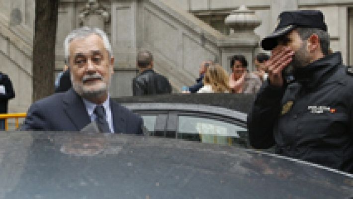 Telediario 1 - Griñán admite "un gran fraude" con los ERE pero niega que recibiera informes que alertaran de ello