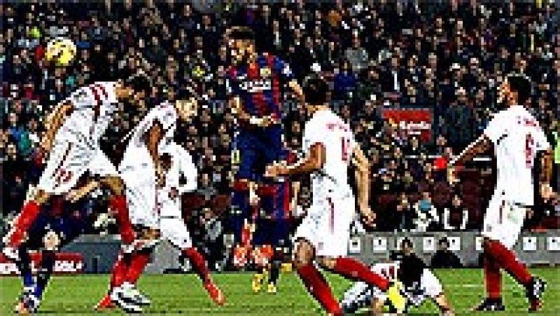El Sevilla FC recibe este sábado al FC Barcelona en el Sánchez  Pizjuán, en partido correspondiente a la 31¬  jornada de la Liga BBVA, con la intención de alargar su racha de 33  partidos invictos en casa y proseguir la lucha por