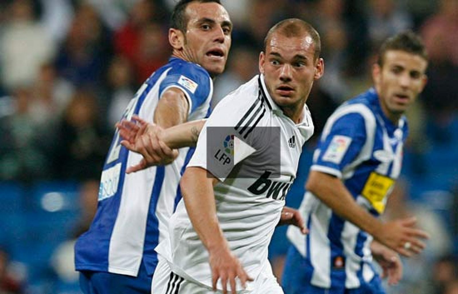Vestuarios Madrid-Espanyol: Wesley Sneijder