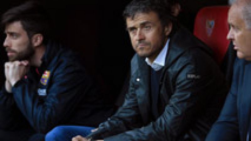 El entrenador del Barcelona lamenta haber "pagado caro" los tres minutos en los que el Sevilla dio la vuelta al partido y marcó el tanto que inició la remontada.