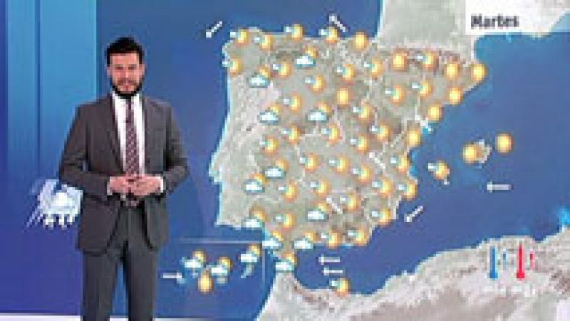 Lluvias en el suroeste y calor en el tercio norte