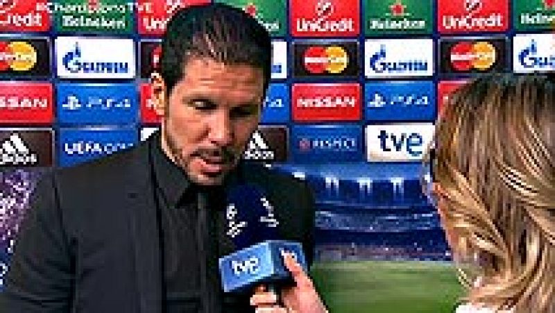 El entrenador del Atlético de Madrid ha reconocido que su rival "fue mejor en la primera mitad" y quiso valorar "el cambio de actitud de sus jugadores" en la segunda parte.