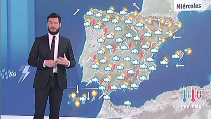 El tiempo - Día de lluvia en casi todo el país