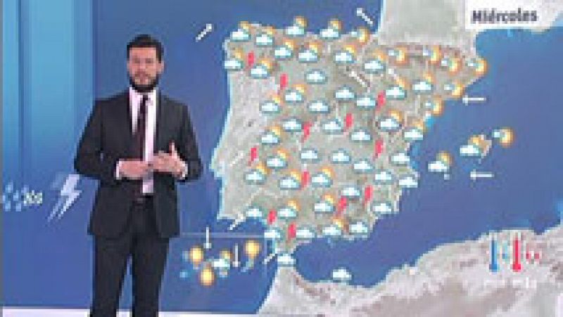 Día de lluvia en casi todo el país