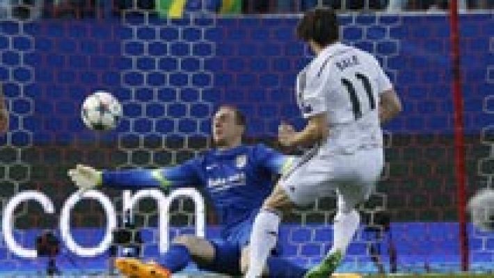 Telediario 1 - Atlético y Madrid empatan y el pase se decicirá en el Bernabéu