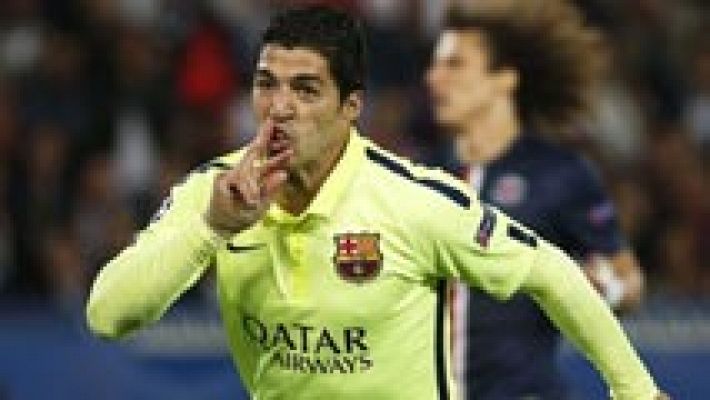 Luis Suárez, el 'lobo hombre' en París