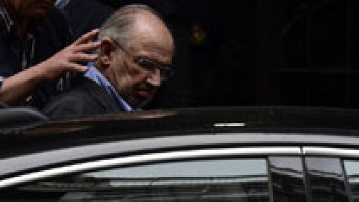 Telediario 1 - Rodrigo Rato, detenido en el registro de su domicilio