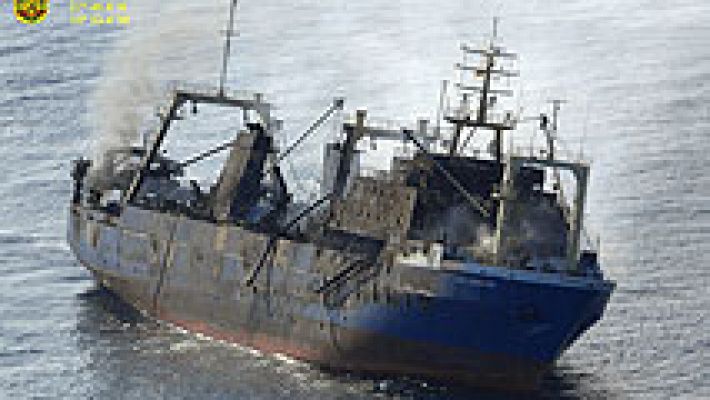 Se eleva la alerta por el hundimiento barco ruso