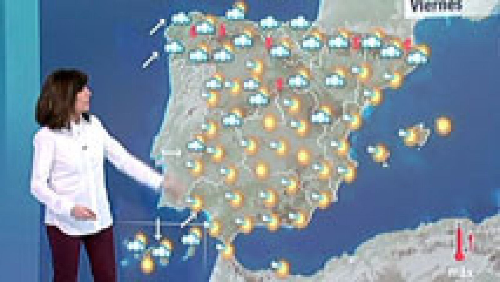 El tiempo: Persisten las nubes y los chubascos en el norte peninsular | RTVE Play