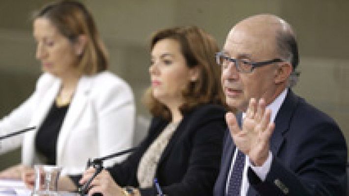 Telediario 1 - La única preocupación del Gobierno es que la Agencia Tributaria funcione y se cumpla la ley