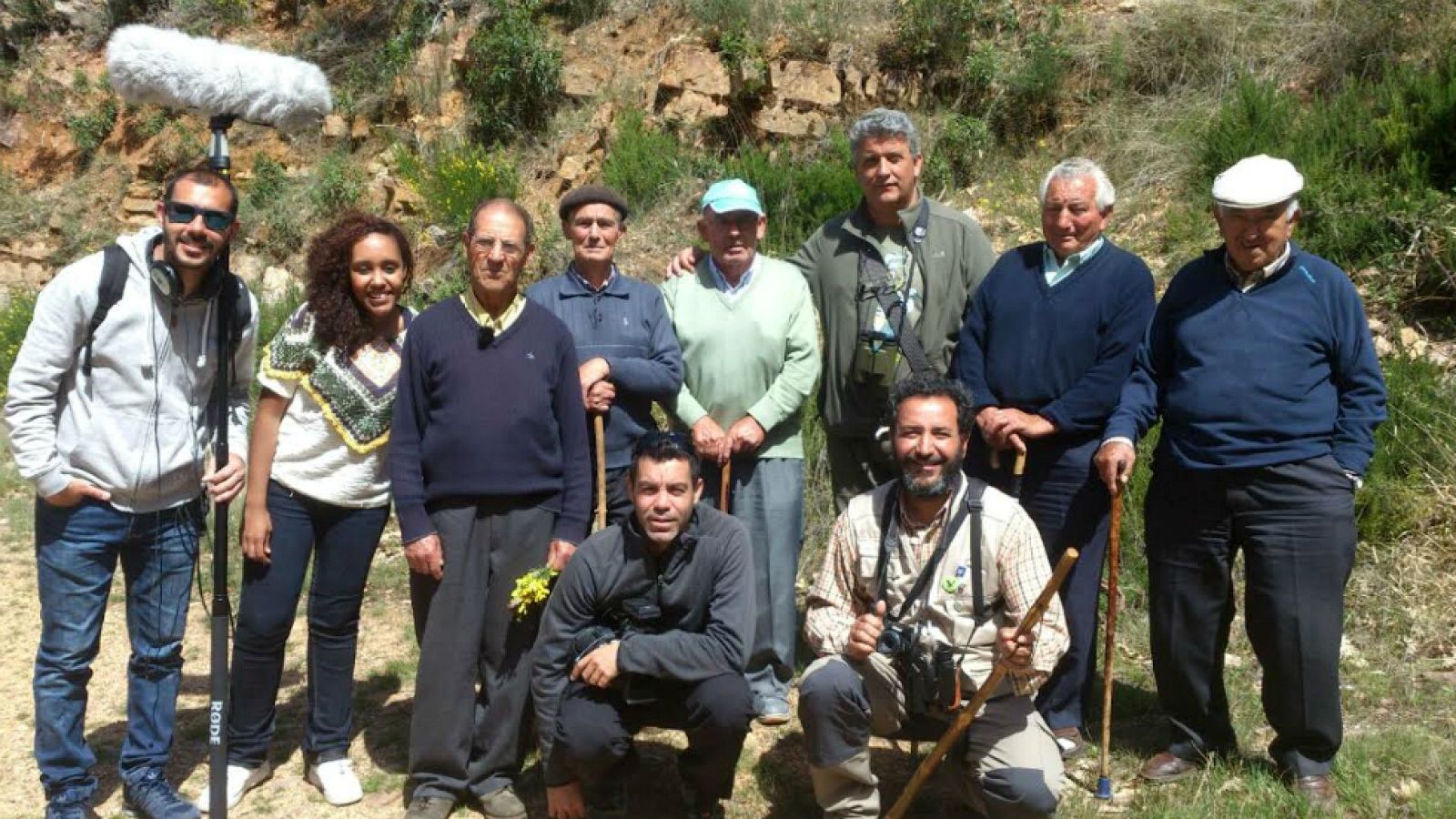 Los veteranos visitan la garganta de las Lanchas