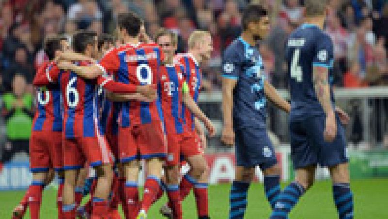 El Bayern de Múnich goleó al Oporto 6-1 y despejó todas las dudas que dejó en el partido de ida, donde los portugueses habían tomado ventaja.