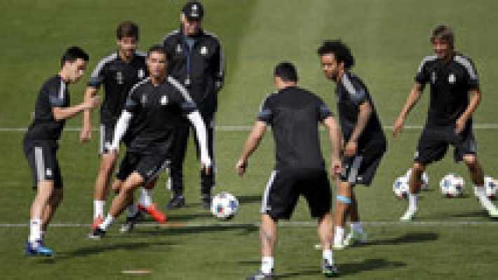 Telediario 1 - Un derbi marcado por las bajas blancas