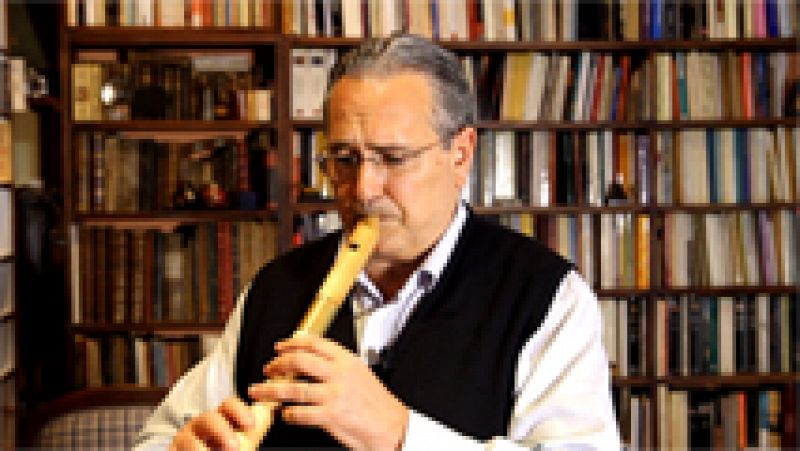 Pedro Bonet interpreta a la flauta 'Tres morillas me enamoran', del Cancionero de Palacio