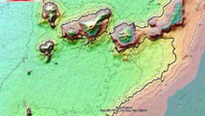 Telediario 1 - Encuentran una mancha de fuel a tres kilómetros de la costa de Gran Canaria