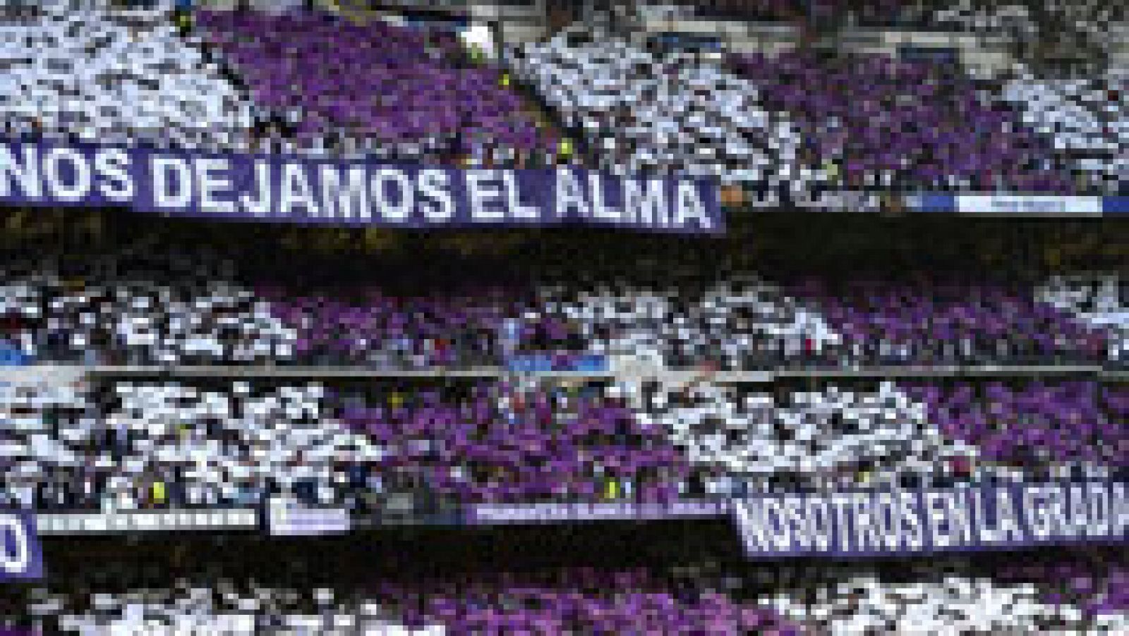 El Real Madrid - Atlético era de los partidos grandes, de los que es un privilegio vivir, como decía Simeone. Algunos jugadores del Real Madrid se emocionaron con estas imagenes... y estos sonidos. Gracias a un vídeo grabado por Varane hemos visto y