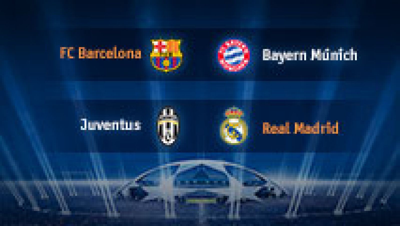 Sin programa: Barça-Bayern y Real Madrid-Juventus, semifinales de infarto | RTVE Play
