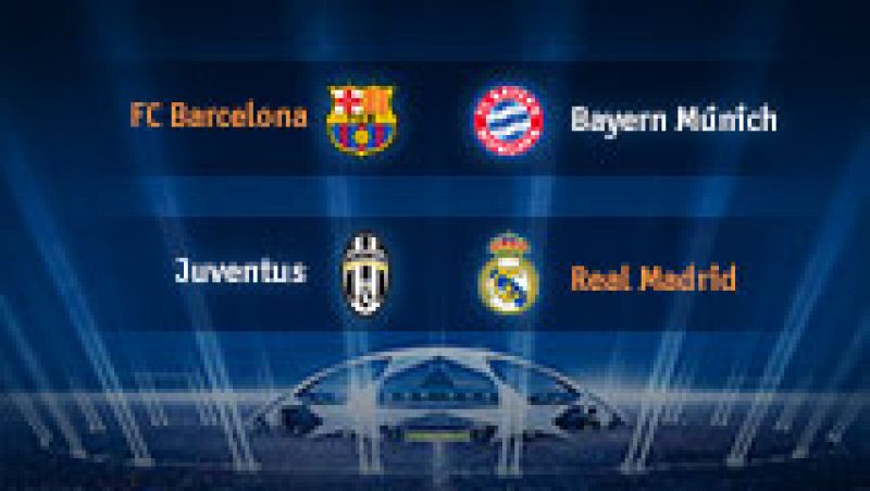 Dos semifinales de alto nivel decidirán los finalistas de la Champions, donde podrán llegar dos españoles. El Barcelona se enfrentará a uno de los grandes favoritos, el Bayern Múnich, mientras que el Real Madrid se jugará el pase contra la Juventus. 