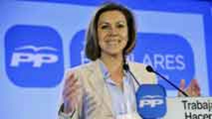 Telediario 1 - Para Cospedal es solo un pacto "para la quiebra"