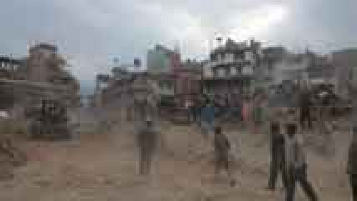 Telediario 1 - No hay constancia de que haya víctimas españolas en Nepal