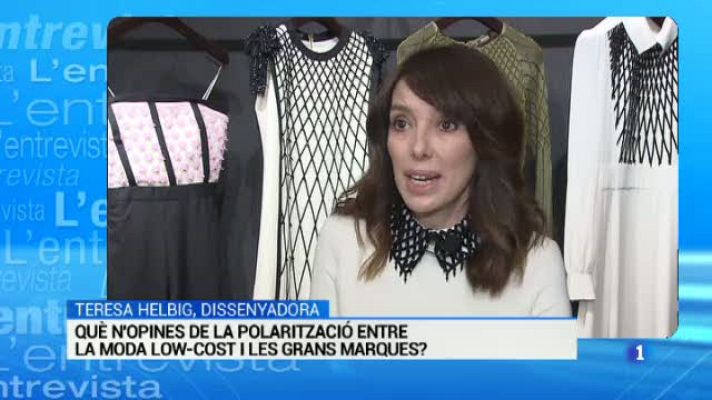L'Informatiu - L'Entrevista de l'Informatiu Cap de Setmana: Teresa Helbig, dissenyadora de moda - 25/04/2015