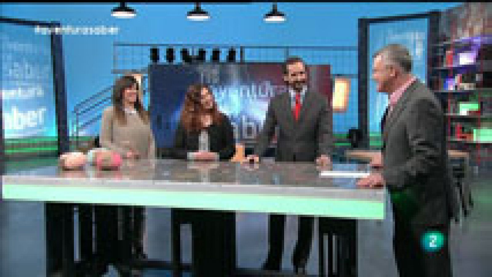 La Aventura del Saber. #ConstruyeTuMarca. Arturo de las Heras junto a Inés Ramírez y Mª José Marín Rey-Stolle