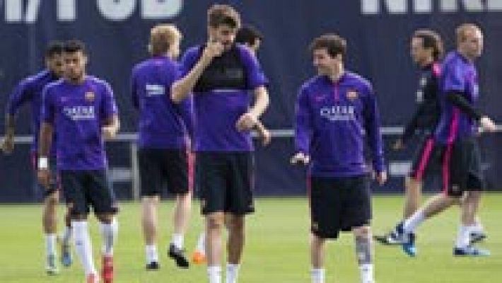 Telediario 1 - El Barça sigue en busca de la Liga