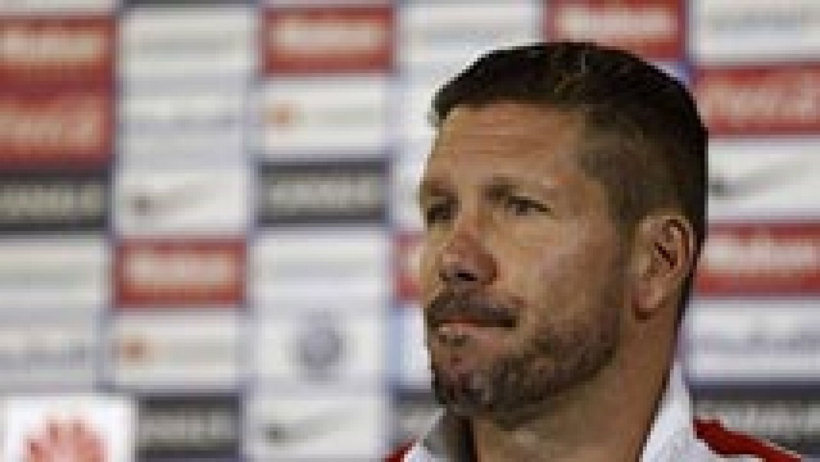 Telediario 1: Simeone: "Contra Madrid y Barcelona apretar atrás es lo que sale bien" | RTVE Play