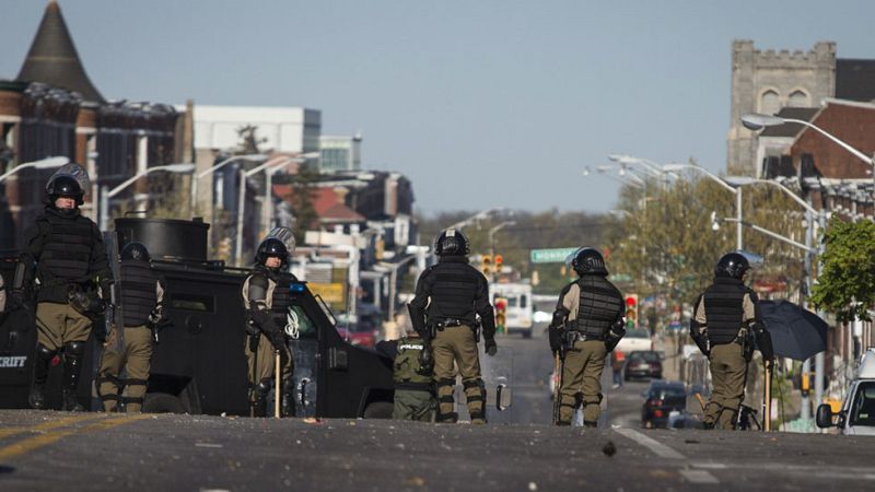 Los disturbios de Baltimore son un movimiento nacional de protestas contra la violencia policial contra afroamericanos
