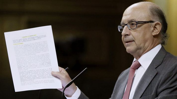 Telediario 1 - Montoro defiende la amnistía fiscal que plantea Varufakis