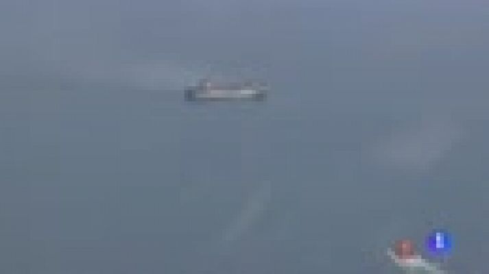 Telediario 1 - El Gobierno remolcará el ferry incendiado en Mallorca