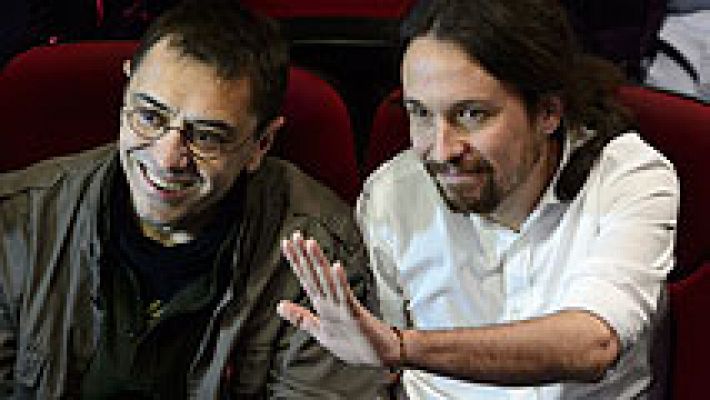 Telediario 1 - Monedero abandona la dirección de Podemos
