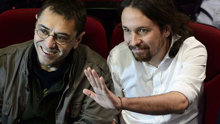Telediario 1 - Monedero abandona la dirección de Podemos