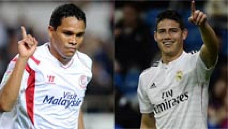 James y Bacca, dos colombianos que triunfan en el fútbol español