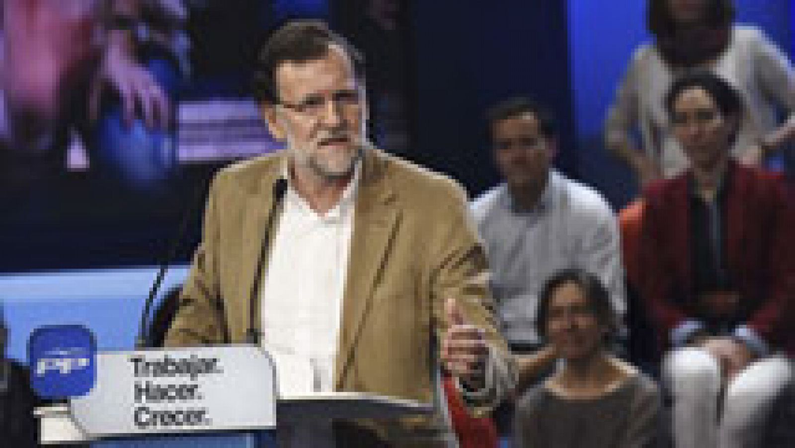 Telediario 1: Rajoy ha dicho que lo peor para España sería retroceder | RTVE Play