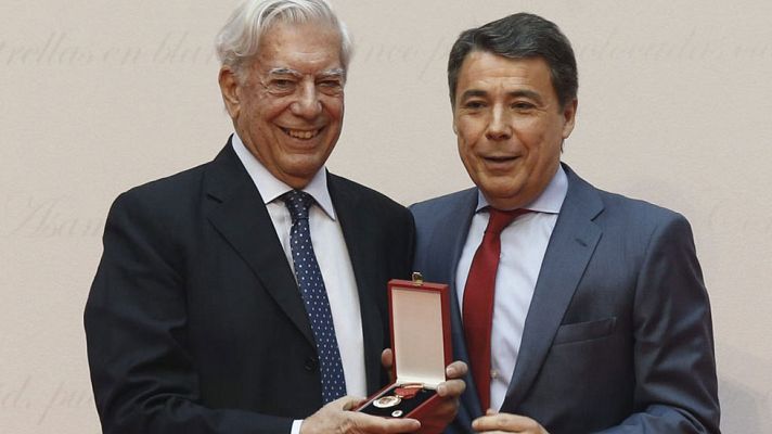 Telediario 1 - Vargas Llosa Medalla de Oro de la Comunidad de Madrid