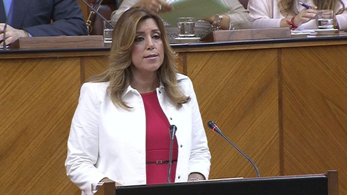 Telediario 1 - Susana Díaz propone un pacto contra la corrupción