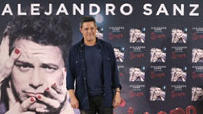 Telediario 1 - Alejandro Sanz presenta su último disco titulado Sirope