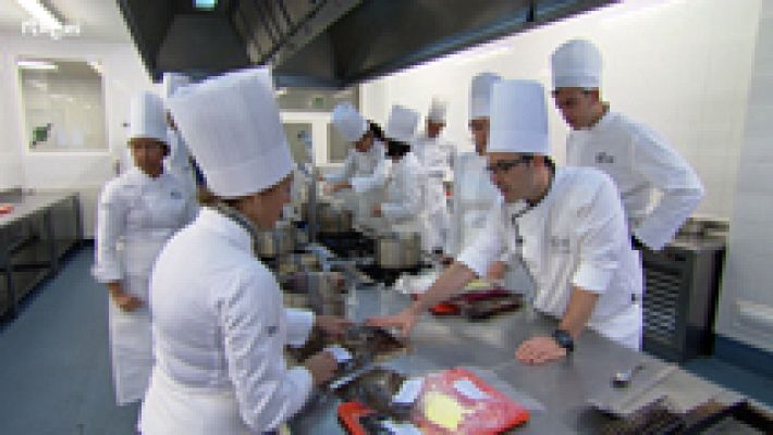 Clase de salsas en Basque Culinary Center