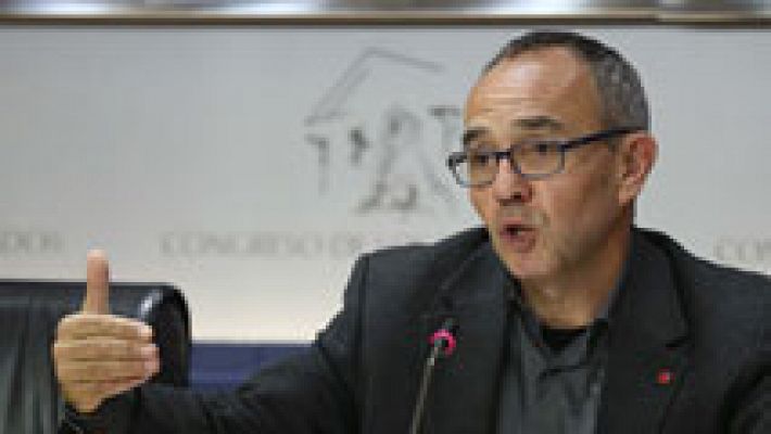 Telediario 1 - El PSOE y la Izquierda Plural denuncian la temporalidad y precariedad del empleo creado