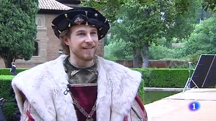 Carlos, Rey Emperador - Visita al rodaje en la Alhambra